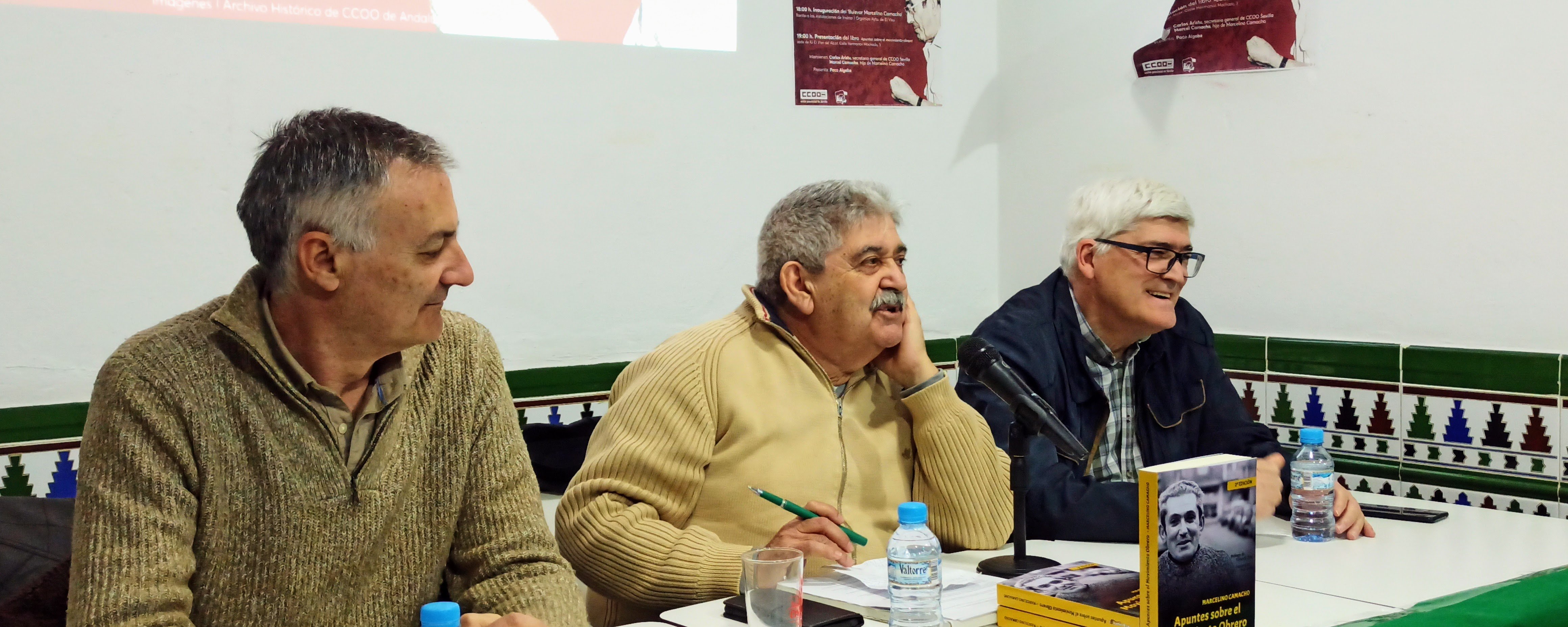 Marcel Camacho presenta el libro de su padre, Marcelino Camacho