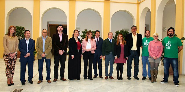 Visita de Susana Díaz al Ayuntamiento de El Viso del Alcor