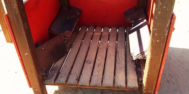 Limpieza y deterioro parques infantiles