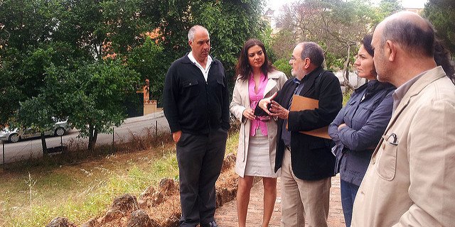 Granada Santos visita el Parque de la Muela